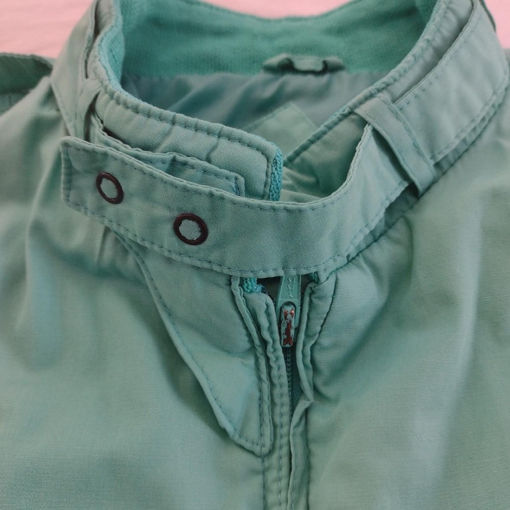Vintage aqua green bomber jacket - Picture 4 of 4